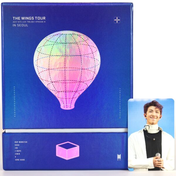 BTS - The Wings Tour in Seoul 2017 DVD + RM Photocard