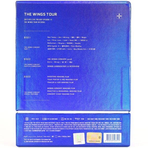BTS - The Wings Tour in Seoul 2017 DVD + RM Photocard
