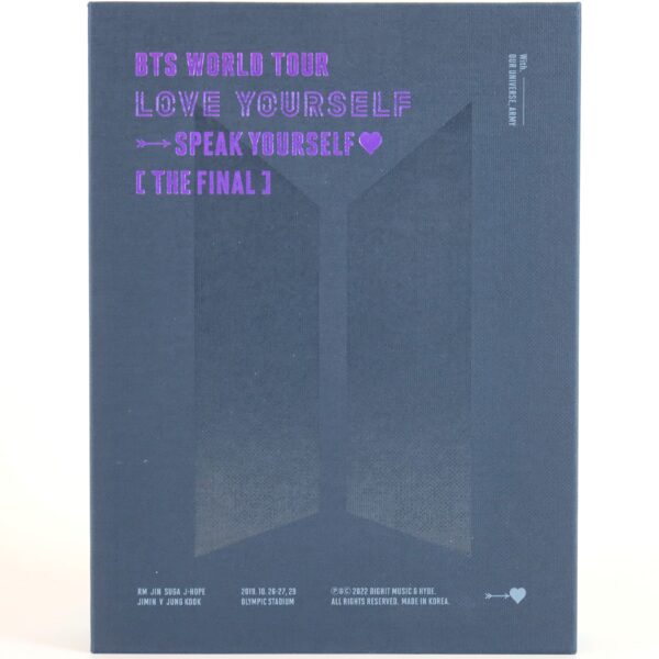 BTS - Love Yourself Speak Yourself The Final Seoul Blu-Ray