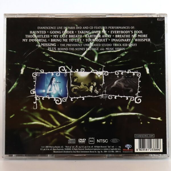 Evanescence – Anywhere But Home Korean Album CD + DVD + Stickers Korea