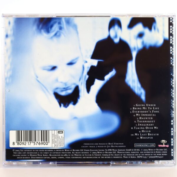 Evanescence – Fallen Korean Album CD Korea 2009 Reissue