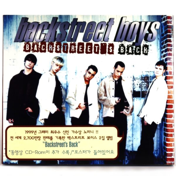 Backstreet Boys - Backstreet's Back Album Korean CD + Poster Set Korea
