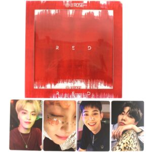 The Rose - Red 3rd Single Album CD + All Photocards Set 2019 K-Pop Rock