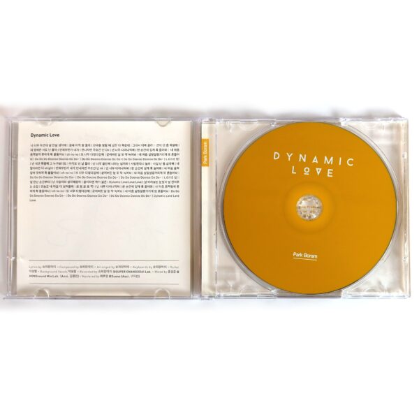 Park Boram - Dynamic Love Single Album Signed + Message CD K-Pop 2016