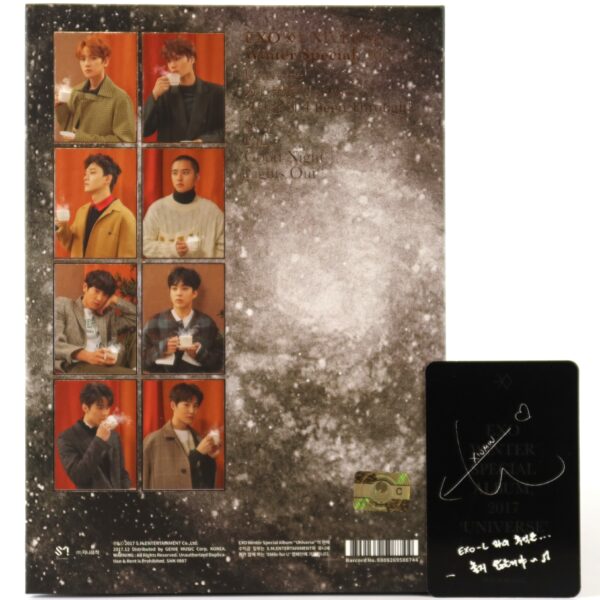 Exo - Winter Special 2017 Album CD + Xiumin Photocard