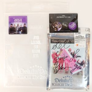 KiiiKiii - Delulu Pack [Calendar Ver.] 2nd EP Album Signed CD Set Promo 2026 2
