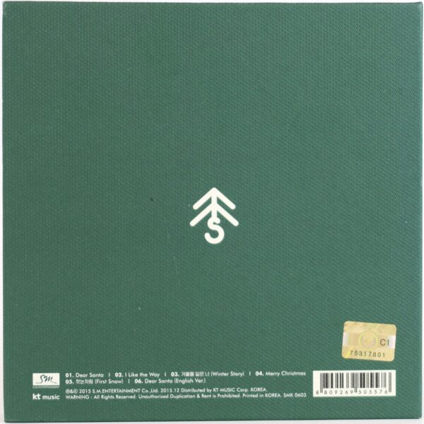 Girls' Generation TTS - Dear Santa Album CD No Photocard K-Pop 2015
