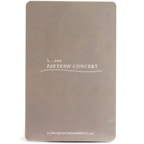 Taeyeon 's... one Taeyeon Concert 2019 Photocard
