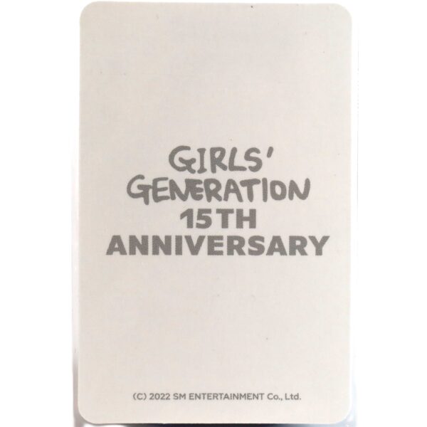 Girls' Generation 15th Anniversary Taeyeon Photocard