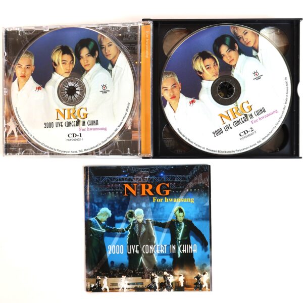 NRG - 2000 Live Concert In China 2 CD + 2 VCD Album K-Pop
