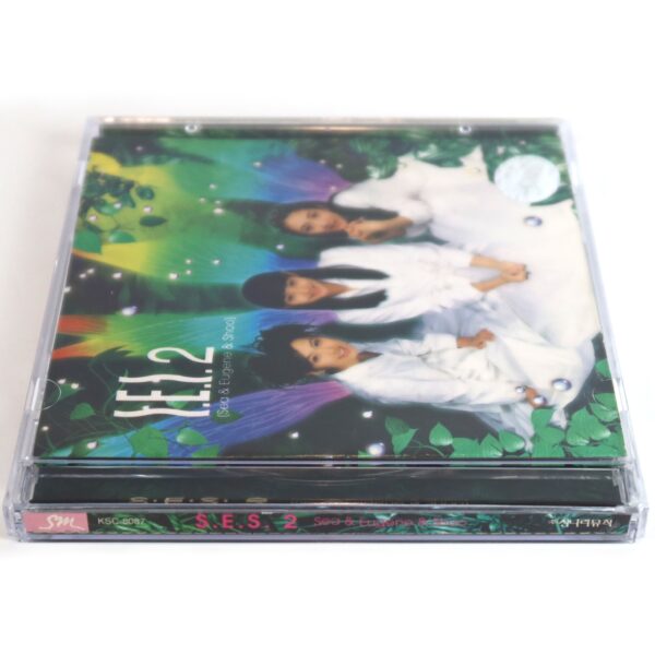 S.E.S - Sea & Eugene & Shoo 2nd Album CD + Stickers 90s K-Pop 1998