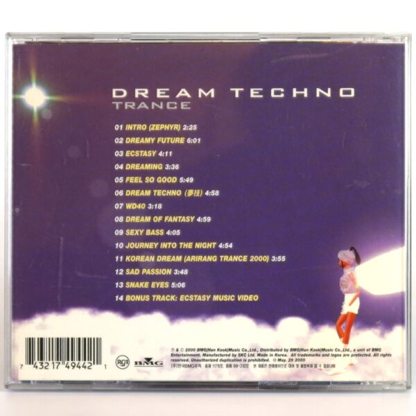 IMG_9316 Dream Techno - Trance Album CD Promo Korea Electronic House 2000