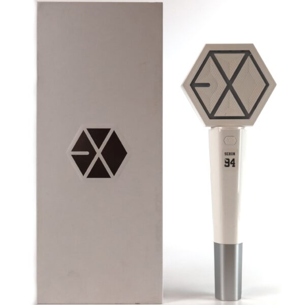 Exo Official Light Stick Ver. 2 + Baekhyun Strap White Lightstick