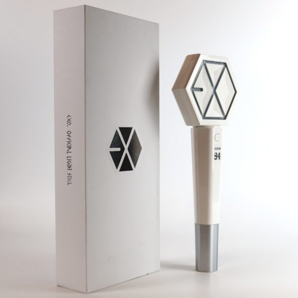 Exo Official Light Stick Ver. 2 + Baekhyun Strap White Lightstick