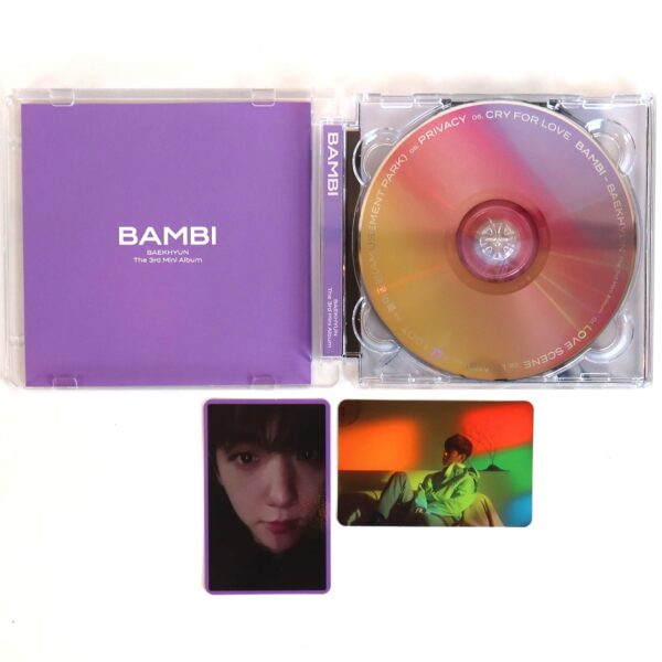 Baekhyun - Bambi 3rd Mini Album CD + Photocards K-Pop 2021 Exo