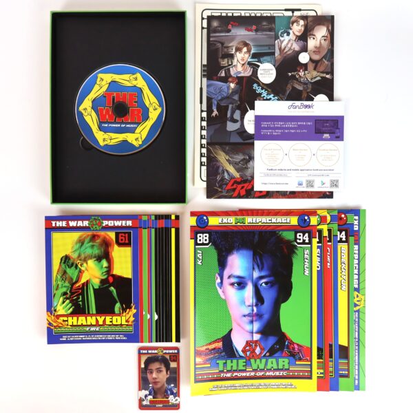 Exo - The War: The Power Of Music 4th Album Repackage CD + Sehun Photocard 2017