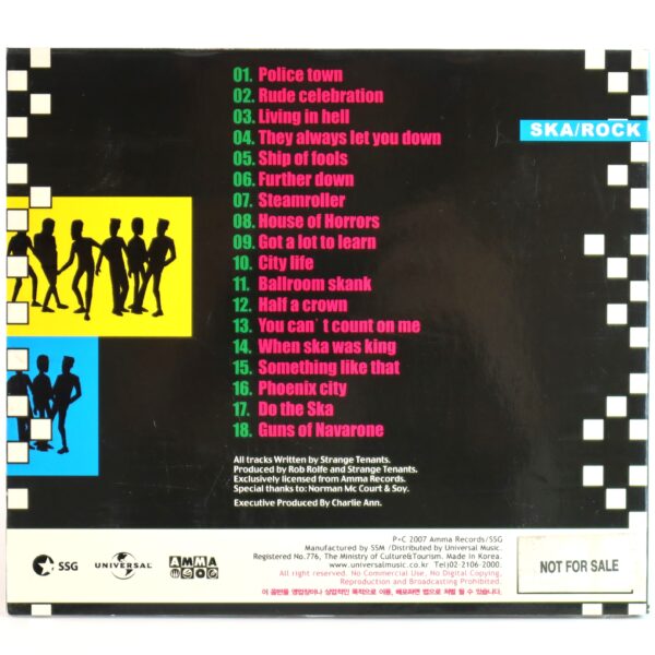 Strange Tenants ‎- Rude Celebration Korean Album Promo CD Korea