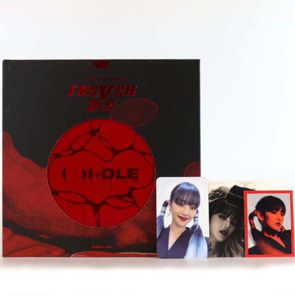 (G)I-DLE – I Never Die [Risky Ver.] 1st Full Album CD Gidle 2022 Minnie Set