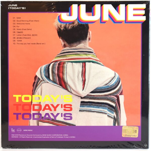 June - Today's Album CD Sealed 2019 K-Pop Planetarium PLT