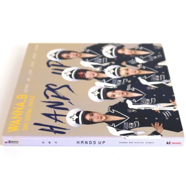 Wanna.B - Hands Up 2nd Digital Single Signed Autographed CD Promo K-Pop 2015
