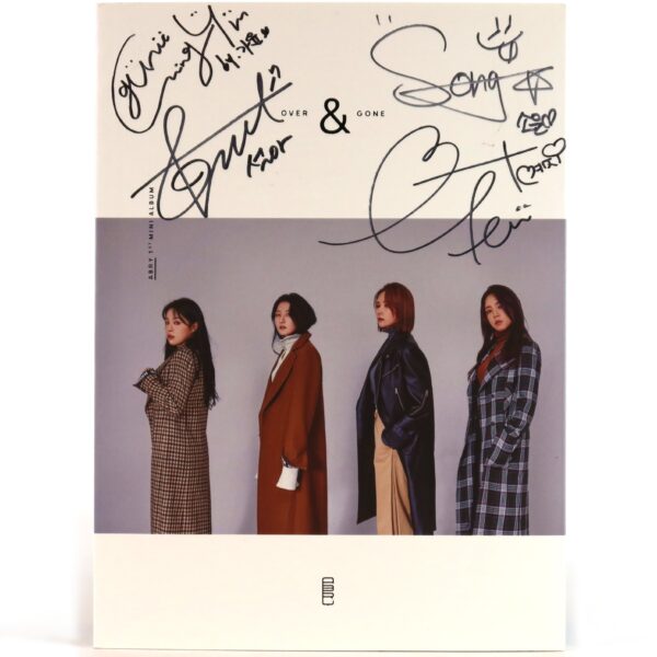 Abry - Over & Gone 1st Mini Album Signed Autographed CD Promo K-Pop 2018