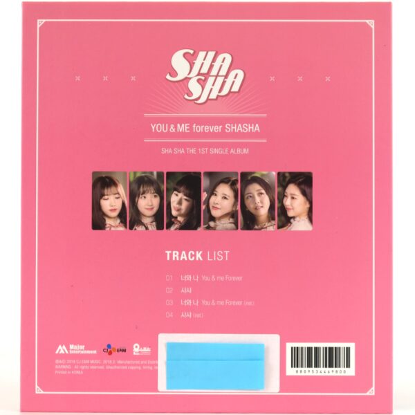 Sha Sha - You & Me Forever 1st Single Album Signed CD Promo K-Pop 2018