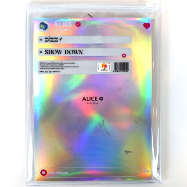 Alice - Show_Down 1st Single Album Signed + Message CD K-pop 2023 Elris