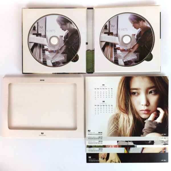 IMG_1127 IU - Smash Hits Taiwan Album CD + DVD + Calendar Cards 2016