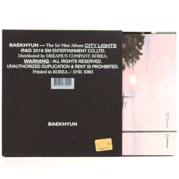 Baekhyun - City Lights [Night Ver.] 1st Mini Album CD No PC 2019 Exo [read]