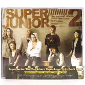 Super Junior - Don't Don 2nd Album Repackage Sealed CD + DVD Promo 2007