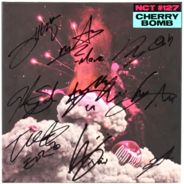 IMG_1248 NCT 127 - Cherry Bomb 3rd Mini Album Signed Autographed Promo CD 2017