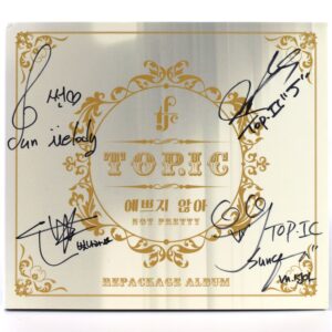 TOP.IC - Not Pretty Signed Autographed CD Album Promo K-Pop 2014 Topic