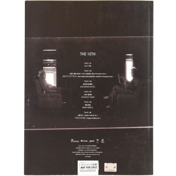 J.Y. Park - Halftime 10th Album EP Signed CD Promo 2013 JY JYP Jinyoung Park