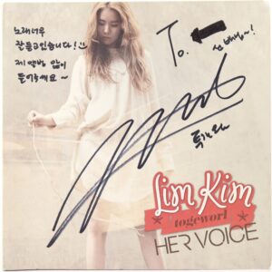 Lim Kim - Her Voice Signed Autographed CD Promo Album 2013 Togeworl [read]