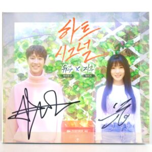 Yuju x Jihoo - Heart Signal Single Album Signed CD Promo 2017 GFriend IZ
