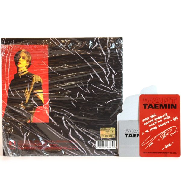 Taemin - Want [More Ver.] 2nd Mini Album CD + Photocard 2019 Shinee 3