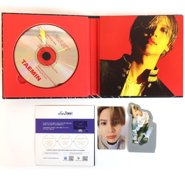 Taemin - Want [More Ver.] 2nd Mini Album CD + Photocard 2019 Shinee 3