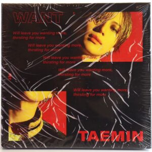 Taemin - Want [More Ver.] 2nd Mini Album CD Sealed 2019 Shinee