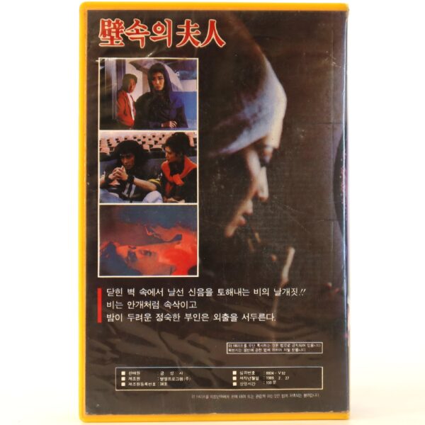 The Lady In The Wall (1988) Korea VHS [NTSC] Korean Cinema 벽속의 부인