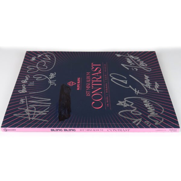 Bling Bling - Contrast 1st Mini Album Signed + Message CD K-Pop 2021 [read]