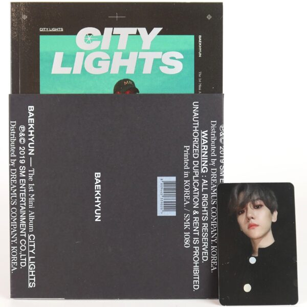 Baekhyun - City Lights [Night Ver.] 1st Mini Album CD + Photocard 2019 Exo