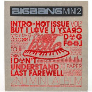Bigbang - Hot Issue 2nd Mini Album CD + 3D Paper 2007 [Yedang Pressing]
