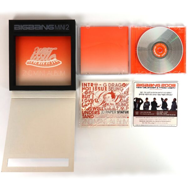 Bigbang - Hot Issue 2nd Mini Album CD + 3D Paper 2007 [Yedang Pressing]