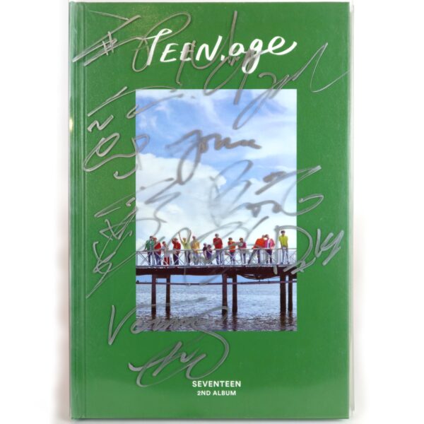 Seventeen - Teen, Age [Green Ver.] 2nd Album Signed Promo CD 2017 K-Pop [read]