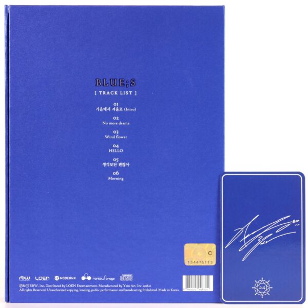 Mamamoo - Blue;s 8th Mini Album CD + Hwasa Photocard K-Pop 2018