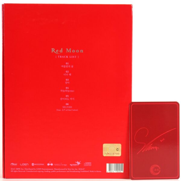Mamamoo - Red Moon 7th Mini Album CD + Solar Photocard K-Pop 2018