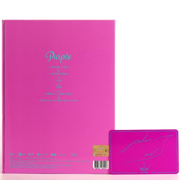 Mamamoo - Purple [A. Ver] Mini Album CD Wheein Photocard K-Pop 2017