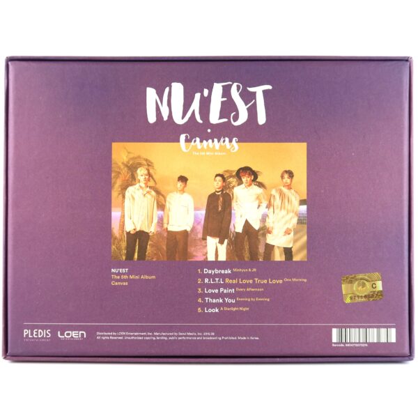 Nu'est - Canvas 5th Mini Album CD K-Pop 2016