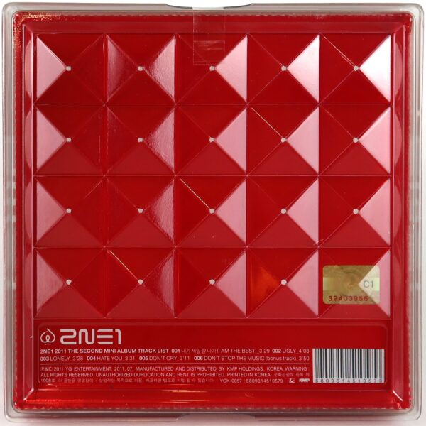 2NE1 - 2nd Mini Album CD No Photocard 2011