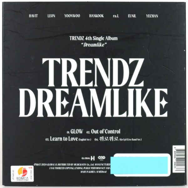 Trendz - Dreamlike [Like Ver.] 4th Single Album Signed CD Promo CD K-Pop 2024